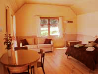 Living area of the cottage